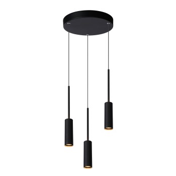 Lucide - TUBULE Κρεμαστό Φωτιστικό LED, Μαύρο Ματ, 2700 K