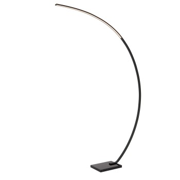 Lucide CURVE Φωτιστικό δαπέδου τόξου - LED - 1x15W 2700K - Μαύρο