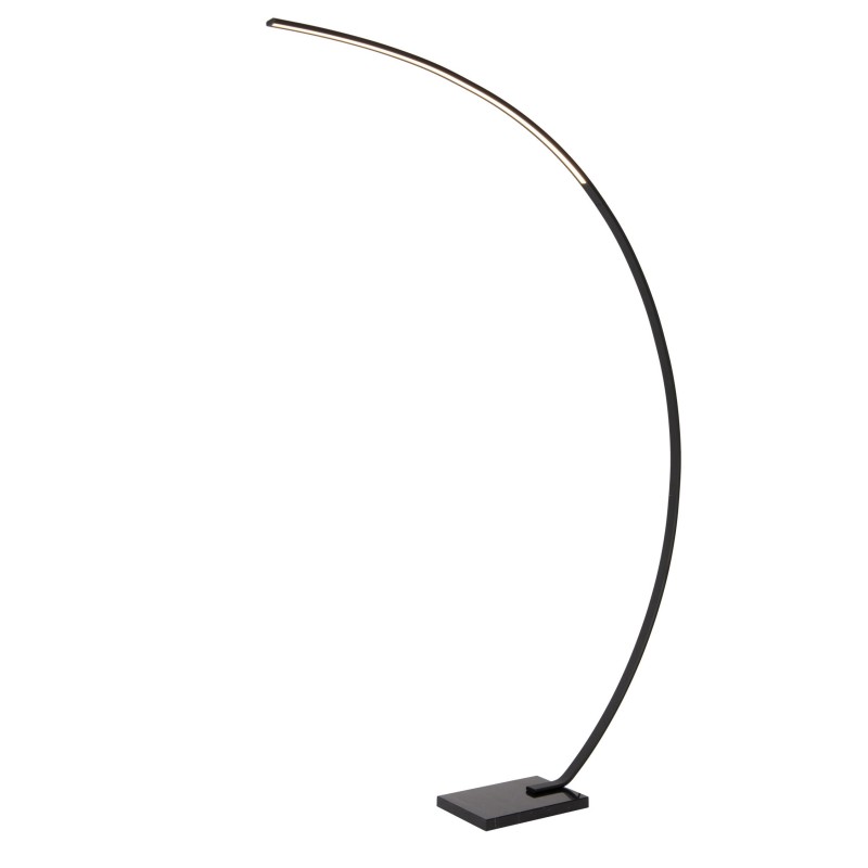 Lucide CURVE Φωτιστικό δαπέδου τόξου - LED - 1x15W 2700K - Μαύρο