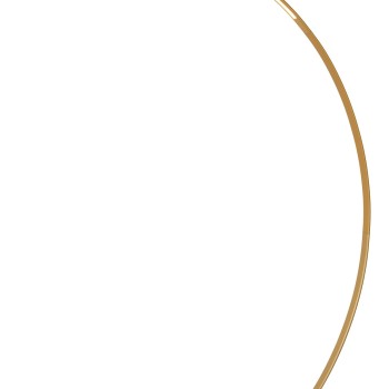 Lucide CURVE Φωτιστικό δαπέδου τόξου - LED - 1x15W 2700K - Ματ χρυσό