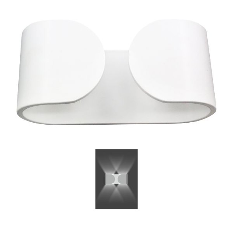 Spotlight - ΑΠΛΙΚΑ ΤΟΙΧΟΥ LED 6W 3000K