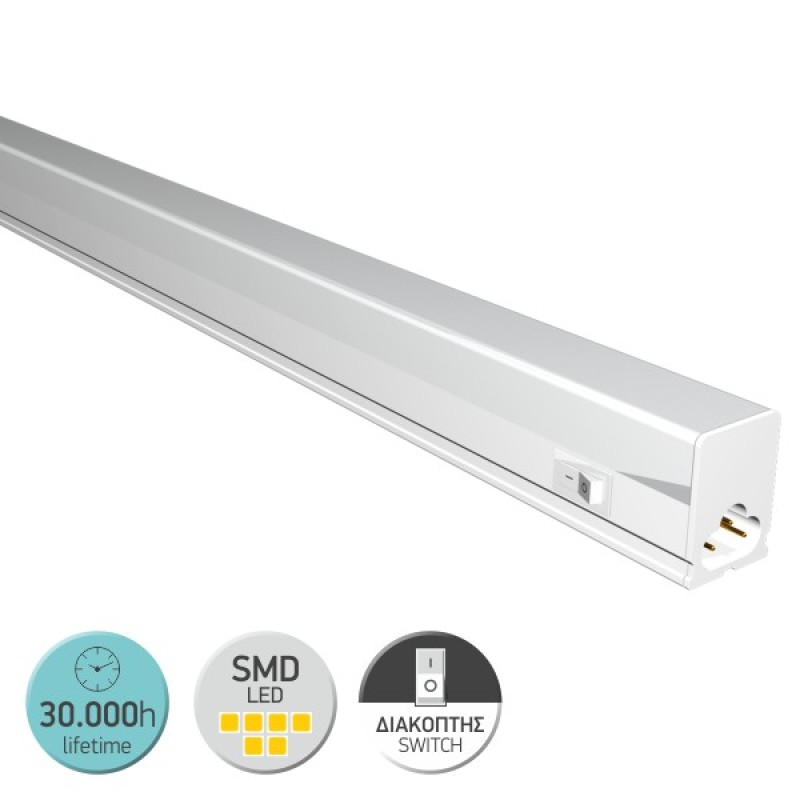 Spotlight - ΓΡΑΜΜΙΚΟ ΦΩΤΙΣΤΙΚΟ LED ΜΕ ΔΙΑΚΟΠΤΗ 18W 4000K