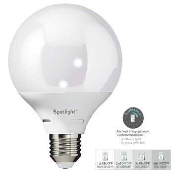 Spotlight - ΛΑΜΠΤΗΡAΣ LED E27 SWITCH DIM 10W 3000K