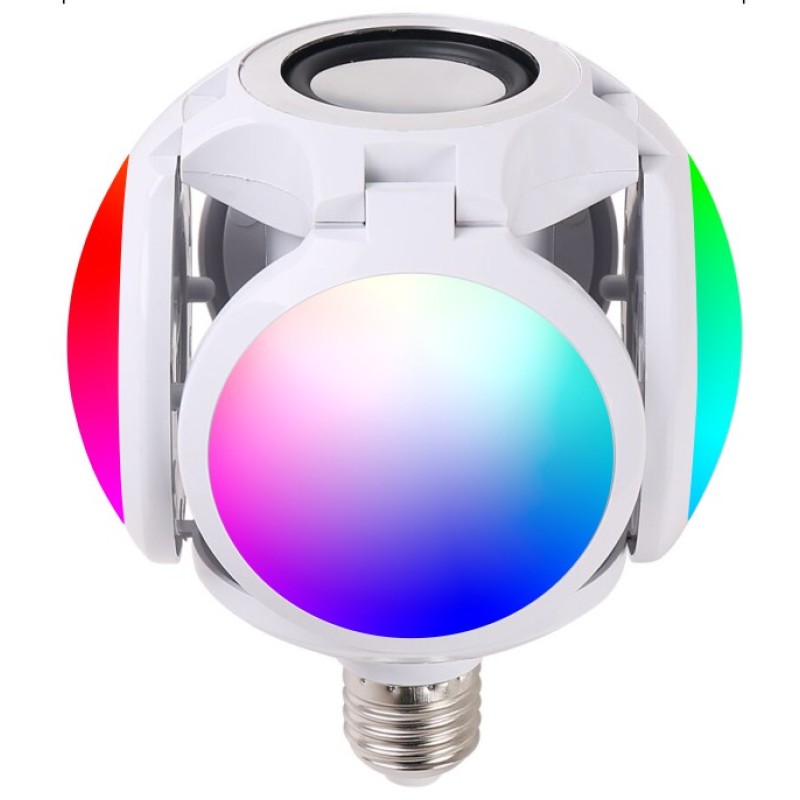 Spotlight - ΦΩΤΙΣΤΙΚΑ E27 RGB+WHITE ΜΕ BLUETOOTH SPEAKER 30W