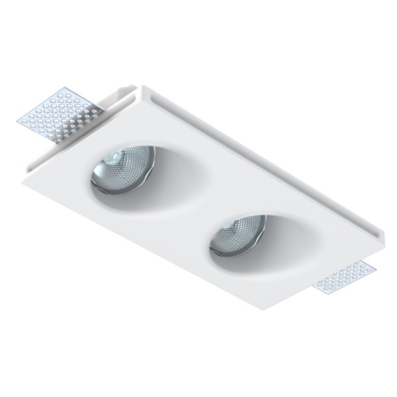 Spotlight - ΧΩΝΕΥΤΟ ΓΥΨΙΝΟ ΟΡΟΦΗΣ GU10 10W