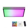 JUST LIGHT.-MARIO BLACK Φωτιστικό οροφής LED RGB 45x45 ΚΩΔ.-SL14110-18