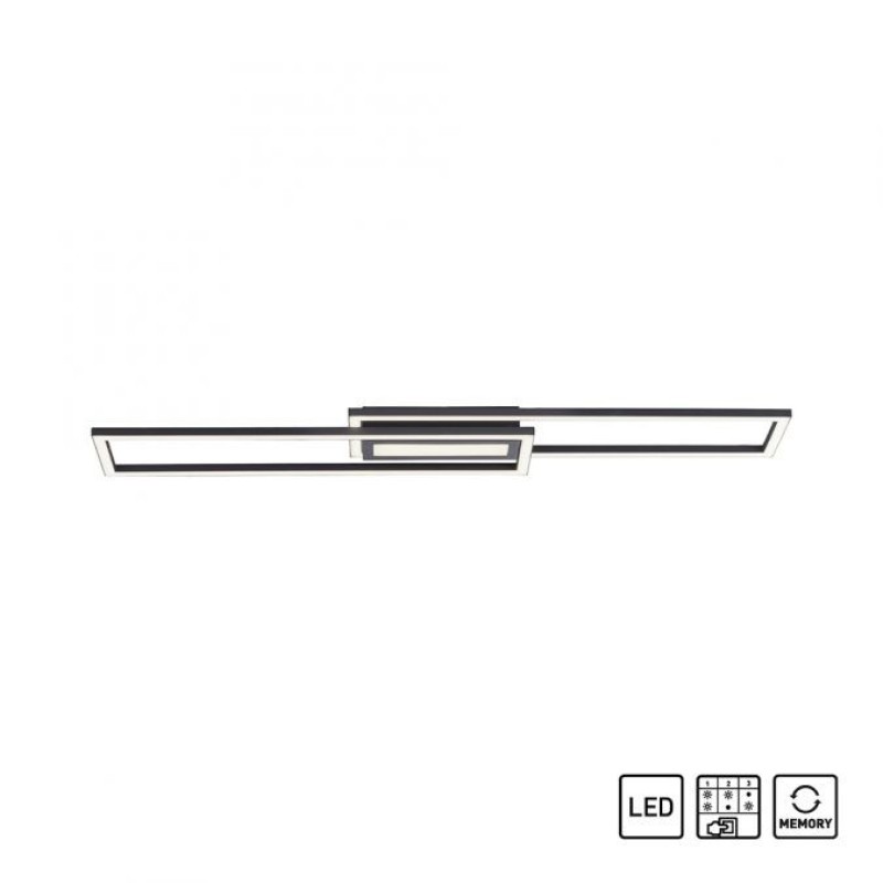 JUST LIGHT.-ASMIN Φωτιστικό οροφής LED ορθογώνιο ΚΩΔ.-SL14696-18