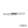 JUST LIGHT.-ASMIN Φωτιστικό οροφής LED ορθογώνιο ΚΩΔ.-SL14696-18