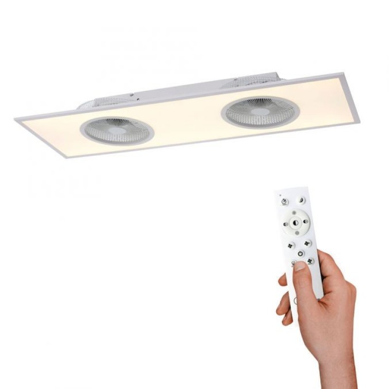 JUST LIGHT.-FLAT-AIR Ανεμιστήρας οροφής LED ΚΩΔ.-SL14643-16
