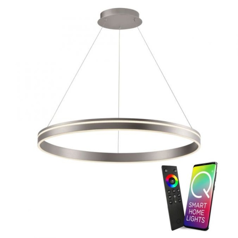 Paul Neuhaus- Q-VITO LED κρεμαστό φως ασημί ΚΩΔ.-SL8412-55
