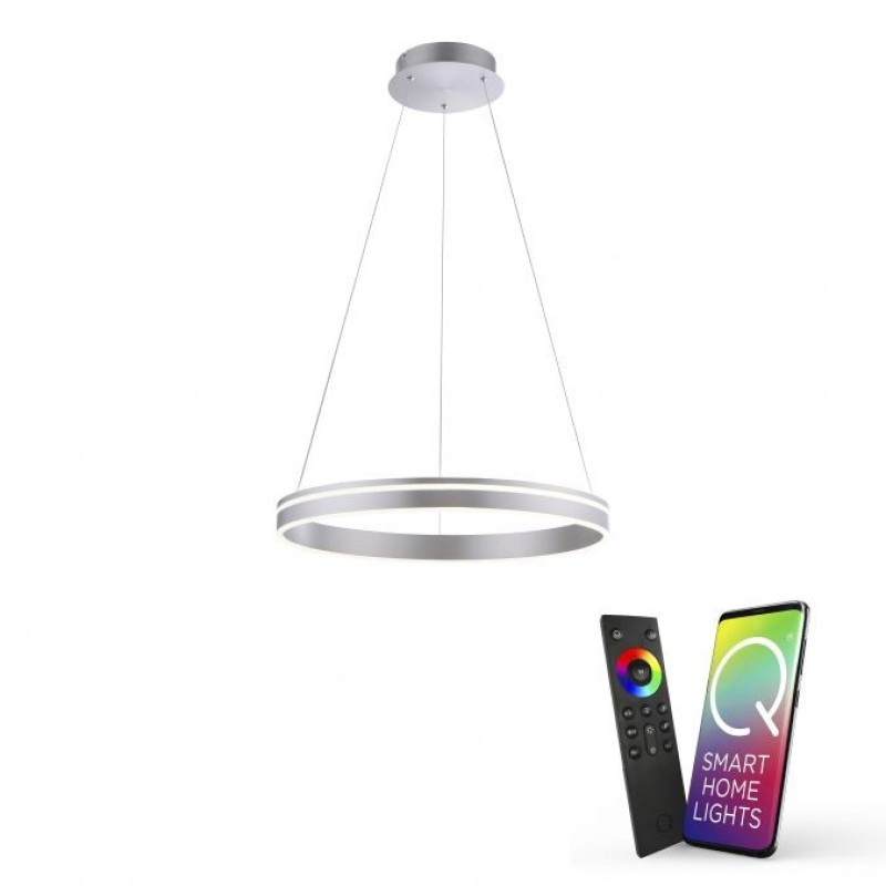 Paul Neuhaus- Q-VITO LED Κρεμαστό φως ασημί ματ ΚΩΔ.-SL8411-55