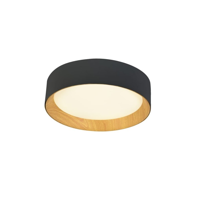 Cristal Record-Lea Φωτιστικό οροφής LED 60W Μαύρο ΚΩΔ.-27-202-60-180
