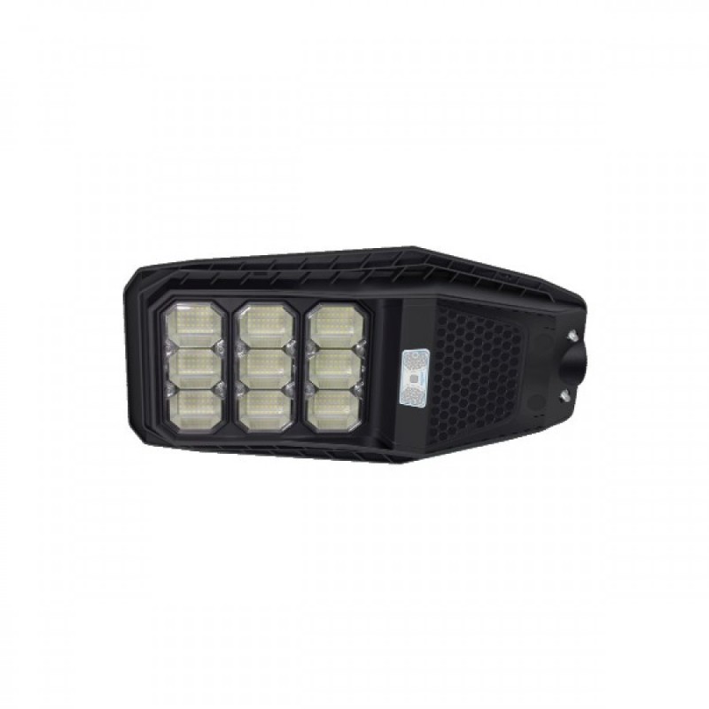 Spotlight - ΥΒΡΙΔΙΚΟ ΗΛΙΑΚΟ ΦΩΤΙΣΤΙΚΟ ΔΡΟΜΟΥ LED ΜΕ ΤΗΛΕΧΕΙΡΙΣΤΗΡΙΟ 100W 6000K