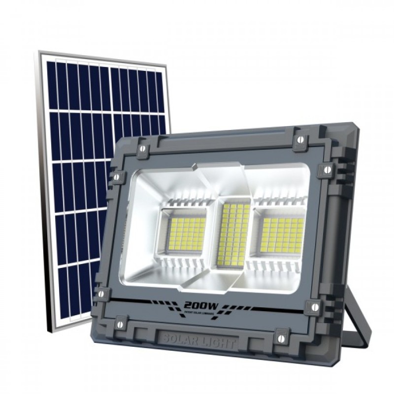 Spotlight - ΗΛΙΑΚΟΣ ΠΡΟΒΟΛΕΙΣ LED ΜΕ ΤΗΛΕΧΕΙΡΙΣΤΗΡΙΟ 200W 6000K