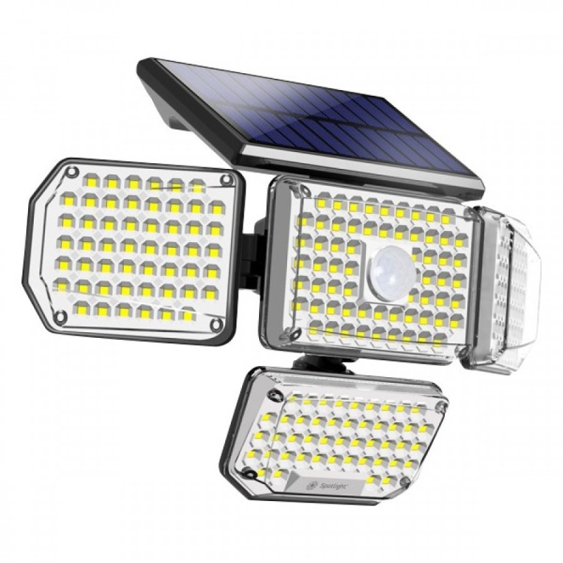 Spotlight - ΗΛΙΑΚΟΣ ΠΡΟΒΟΛΕΑΣ LED ΜΕ ΑΙΣΘΗΤΗΡΑ PIR 8W [ 3000K | 4500K | 6500K ]