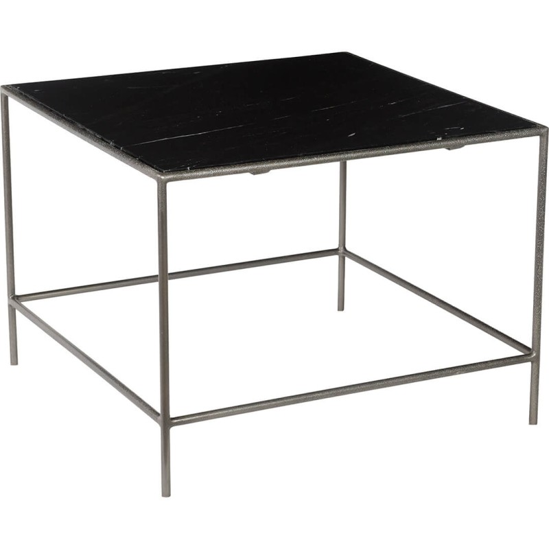 Trademark - Jamie - black μαρμάρινο τραπεζάκι σαλονιού Υ:45 x Π:60 x Β:60 cm