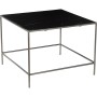 Trademark - Jamie - black μαρμάρινο τραπεζάκι σαλονιού Υ:45 x Π:60 x Β:60 cm