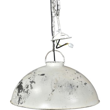 Trademark - Thormann κρεμαστό φωτιστικό (Ε27) - αντίκα λευκό Υ:30 cm x Π:52 cm x Β:52 cm
