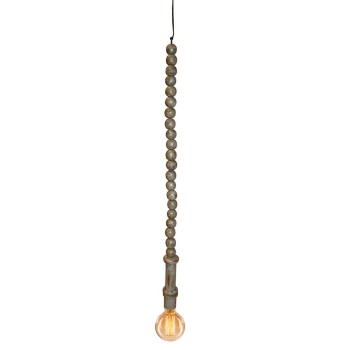 Trademark - Bruce κρεμαστό φωτιστικό - αντίκα γκρι (Ε27) Υ:103cm x Π:5cm x Β:5cm