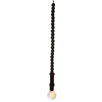 Trademark - Bruce κρεμαστό φωτιστικό - αντίκα μαύρο (Ε27) 	Υ:103cm x Π:5cm x Β:5cm