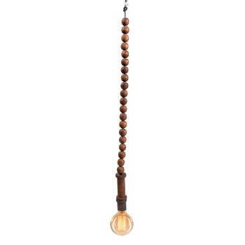 Trademark - Bruce κρεμαστό φωτιστικό (Ε27) - ξύλο Υ:92cm x Π:6cm x Β:6cm