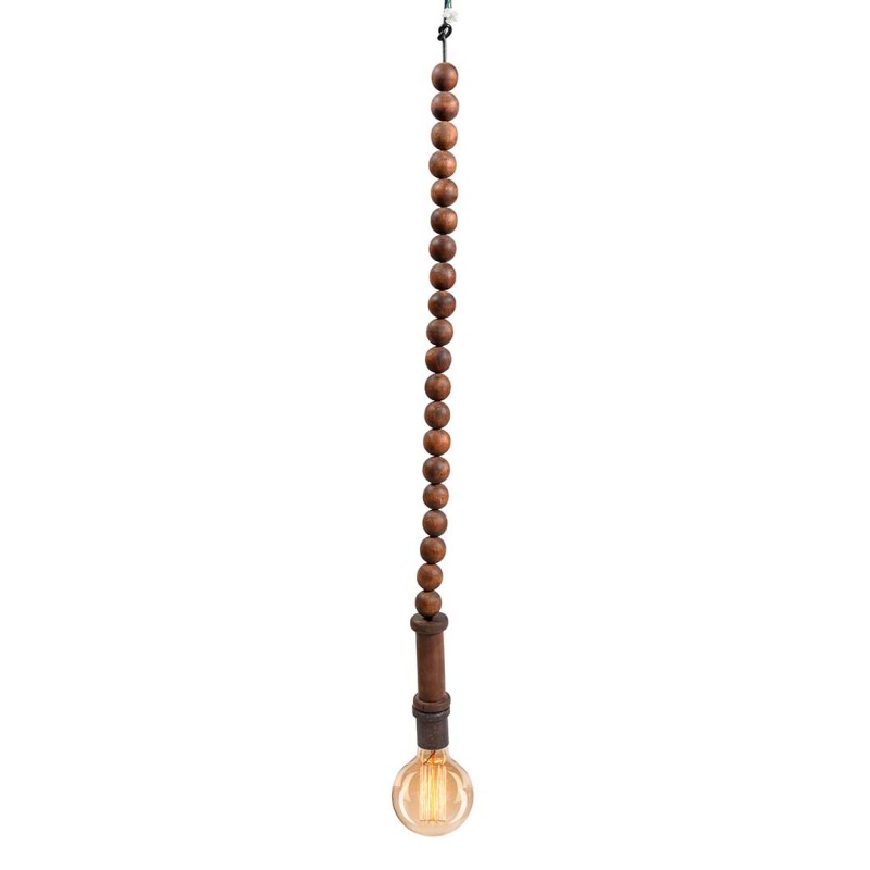 Trademark - Bruce κρεμαστό φωτιστικό (Ε27) - ξύλο Υ:92cm x Π:6cm x Β:6cm