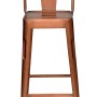 Trademark - Copenhagen σκαμπό μπαρ από σίδερο - αντίκα χαλκό Υ:105 x Π: 36 x Β: 36 εκ