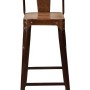 Trademark - Copenhagen σκαμπό μπαρ από σίδερο και δέρμα Υ:105cm x Π:36cm x Β:36cm