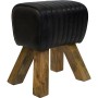 Trademark - Jumper old school σκαμπό - μαύρο Υ:47 x Π:40 x Β:28cm