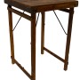 Trademark - Calcutta ρουστίκ ξύλινο τραπέζι καφέ/μπαρ Υ:107 x Π:70x Β:70cm