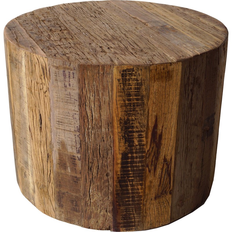 Trademark - San Francisco στρογγυλό ξύλινο τραπέζι Υ:45x Π:60 x Β:60 cm