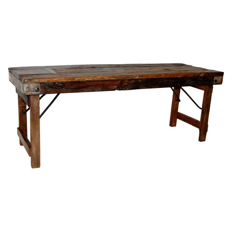 Trademark - Amar ξύλινος πάγκος Υ:45 x Π:119 x Β:40 εκ.