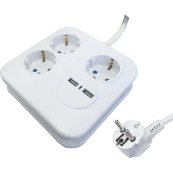 Spotlight - ΠΟΛΥΠΡΙΖΟ 3 ΘΕΣΕΩΝ με USB