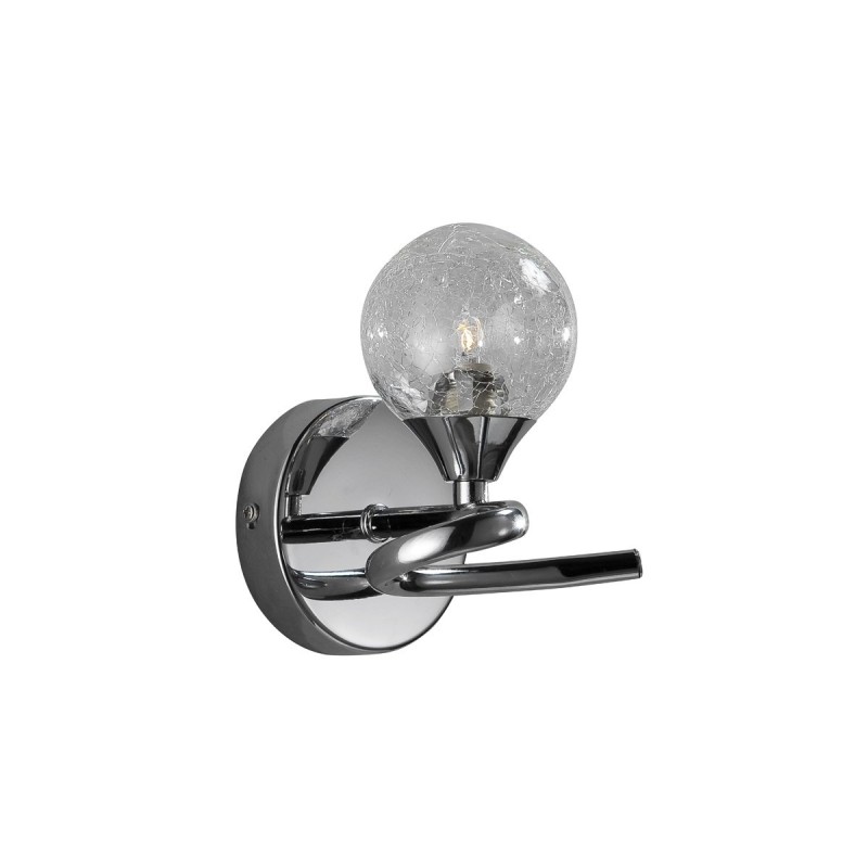 Cristal Record-Lotto Επιτοίχιο φωτιστικό G9 Chrome ΚΩΔ.-006-2195-1-016