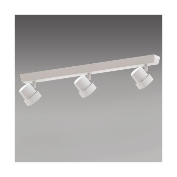 Cristal Record-Moka 3 Σποτ Φωτιστικό οροφής GU10 White ΚΩΔ.-002-2150-3-125