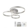 JUST LIGHT.-LILLUTI Φωτιστικό οροφής LED ασημένιο ΚΩΔ.-SL15157-55