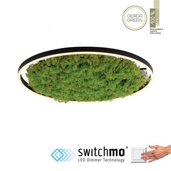 JUST LIGHT.-GREEN RITUS Φωτιστικό οροφής LED 60x60 ΚΩΔ.-SL15392-66