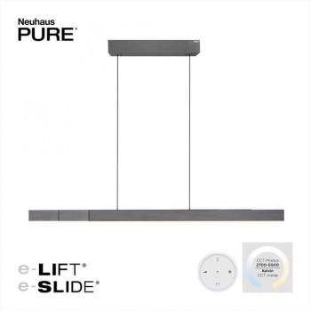 Paul Neuhaus-PURE-MOTO-RISE Κρεμαστό φωτιστικό LED γκρι ΚΩΔ.-SL2545-15