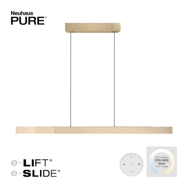 Paul Neuhaus-PURE-MOTO-RISE κρεμαστό φωτιστικό LED ματ χρυσό ΚΩΔ.-SL2545-60
