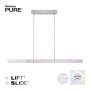 Paul Neuhaus-PURE-MOTO-RISE Κρεμαστό φωτιστικό LED ασημί ΚΩΔ.-SL2545-95