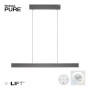 Paul Neuhaus-PURE-E-MOTION Κρεμαστό φωτιστικό LED γκρι ΚΩΔ.-SL2570-15