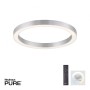 Paul Neuhaus-PURE-LINES Φωτιστικό οροφής LED 50x50 ασημί ΚΩΔ.-SL6309-95