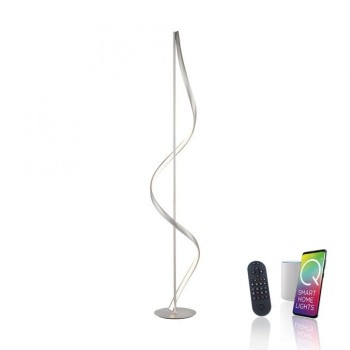 Paul Neuhaus- Q-SWING Φωτιστικό δαπέδου LED ασημί ΚΩΔ.-SL438-55