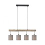 JUST LIGHT.-GREEN TRIBU Κρεμαστό φωτιστικό Ε27 γκρι ΚΩΔ.-SL15783-29