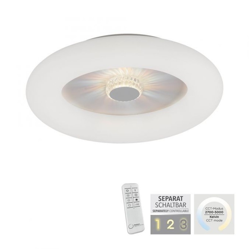 JUST LIGHT.-VERTIGO Φωτιστικό οροφής LED λευκό ΚΩΔ.-SL14383-16
