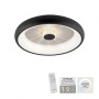 JUST LIGHT.-VERTIGO Φωτιστικό οροφής LED μαύρο ΚΩΔ.-SL14384-18
