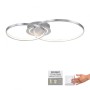 JUST LIGHT.-ASMINA Φωτιστικό οροφής LED ασημί ΚΩΔ.-SL14540-95