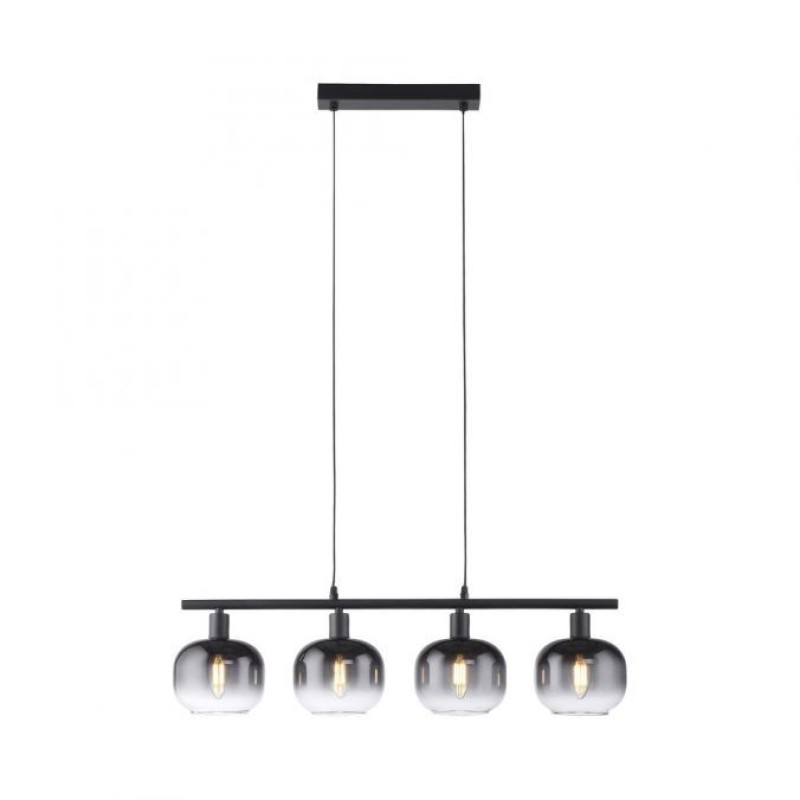 JUST LIGHT.-ZEA Κρεμαστό φωτιστικό Ε14 μαύρο ΚΩΔ.-SL15421-18