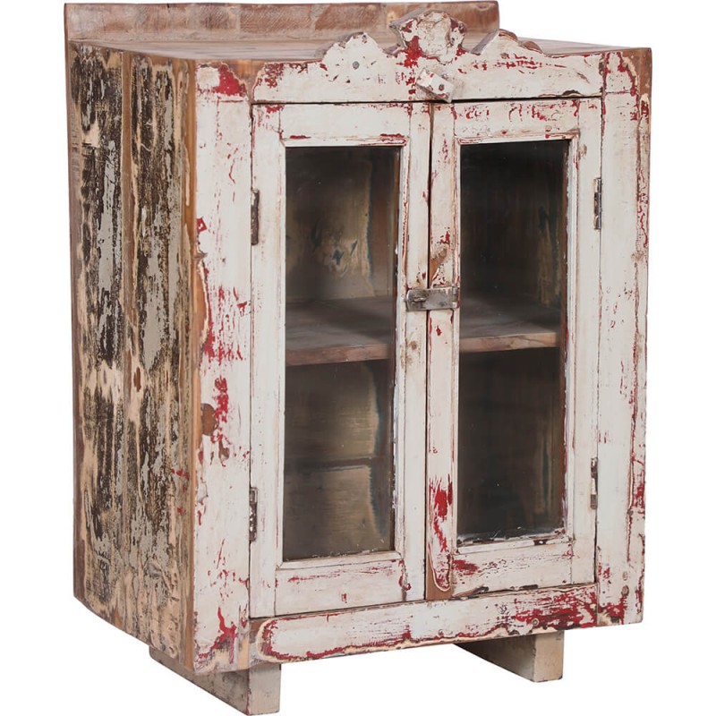 Trademark - Vintage βιτρίνα με υπέροχη πατίνα	Υ:70 cm x Π:52 cm x Β:34 cm