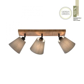 JUST LIGHT.-Green Michel Φωτιστικό οροφής Ε27 γκρι ΚΩΔ.-SL11582-79